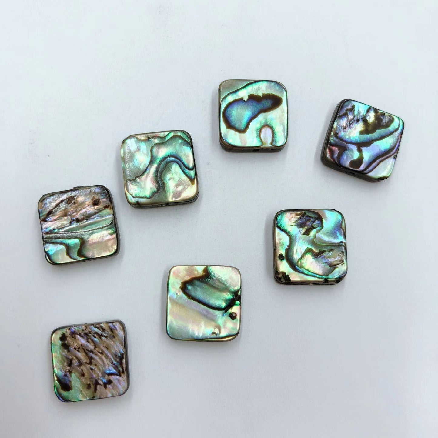 Abalone Square Beads DIY 5pcs