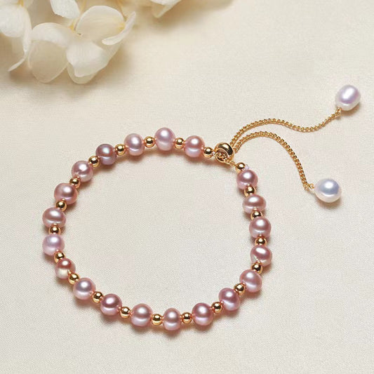 Fresh Water Pearls Bracelet  ,Round Pearls Design