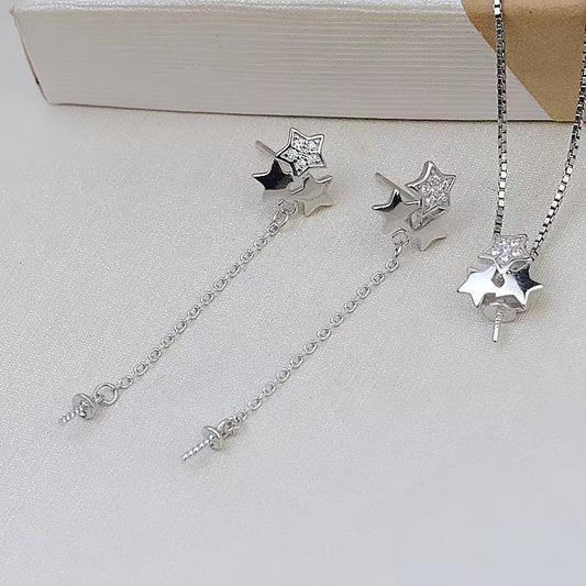 S925 Sterling Silver Star FullSet