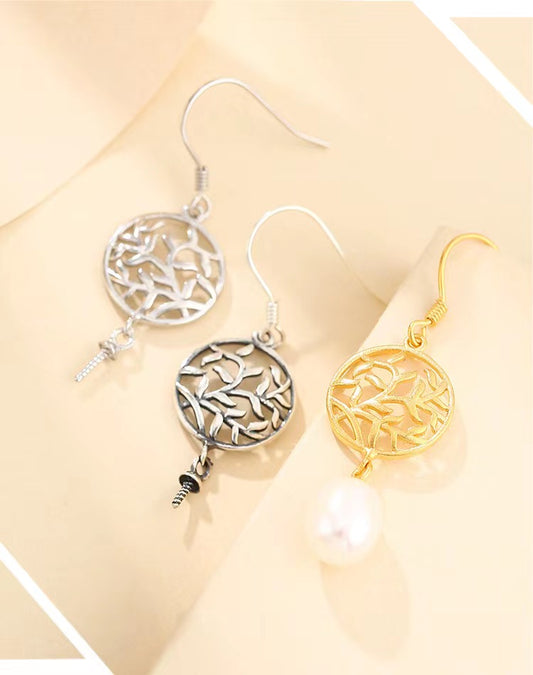 S925 Sterling Silver Vintage Earrings