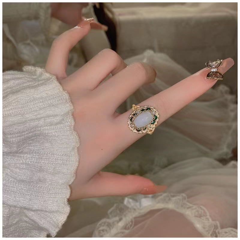 Vintage Antique Baroque & Jade Rings