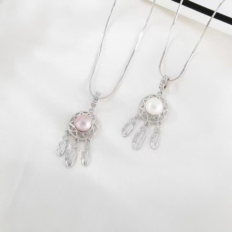 S925 Silver Necklace ,Dreamcatcher Pendant